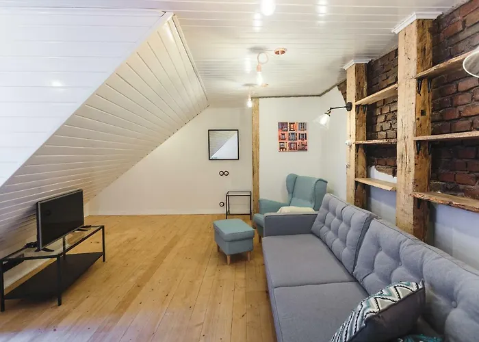 公寓 Centrally Located Old Town Loft 里加